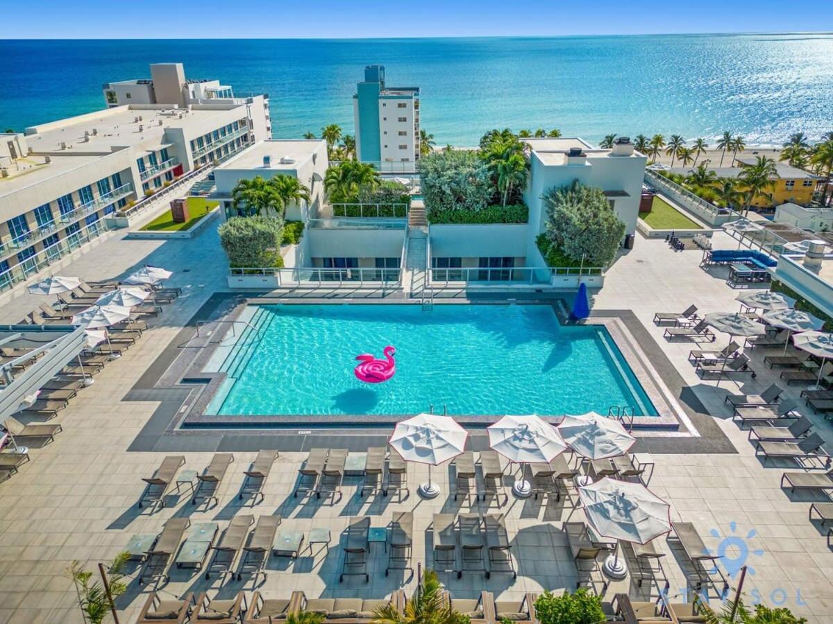 Rooftop Pool - Balcony - Hollywood Beach Broad - Walk Ngoại thất bức ảnh
