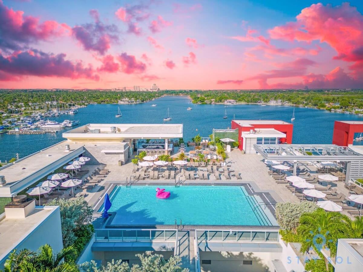 Rooftop Pool - Balcony - Hollywood Beach Broad - Walk Ngoại thất bức ảnh